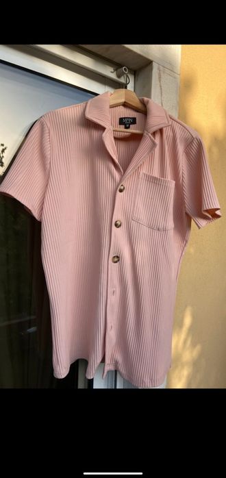 Camisa rosa claro BoohooMan