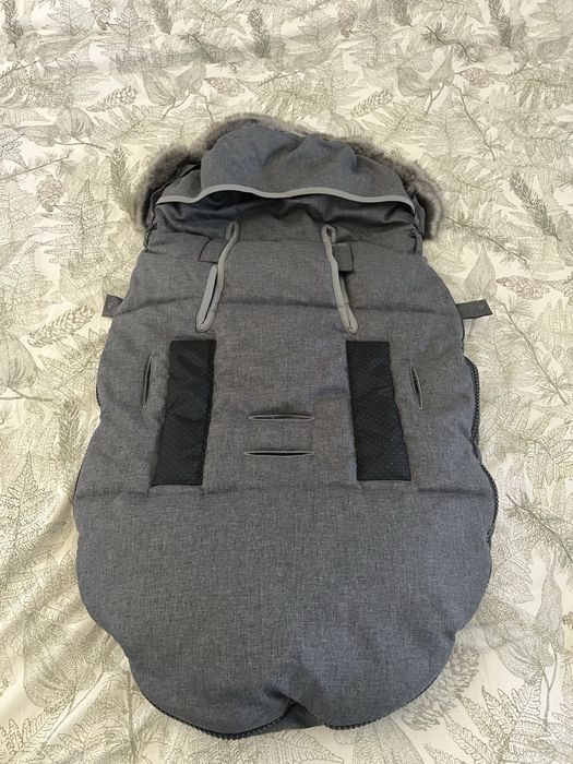 Śpiwór do wózka i mufka Maylily Grafit