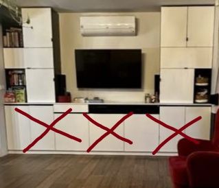 Meble do salonu białe
