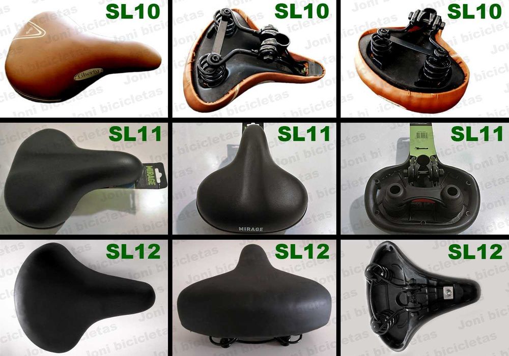 Selim / assento de bicicleta pasteleira, corrida, BMX, MTB, criança