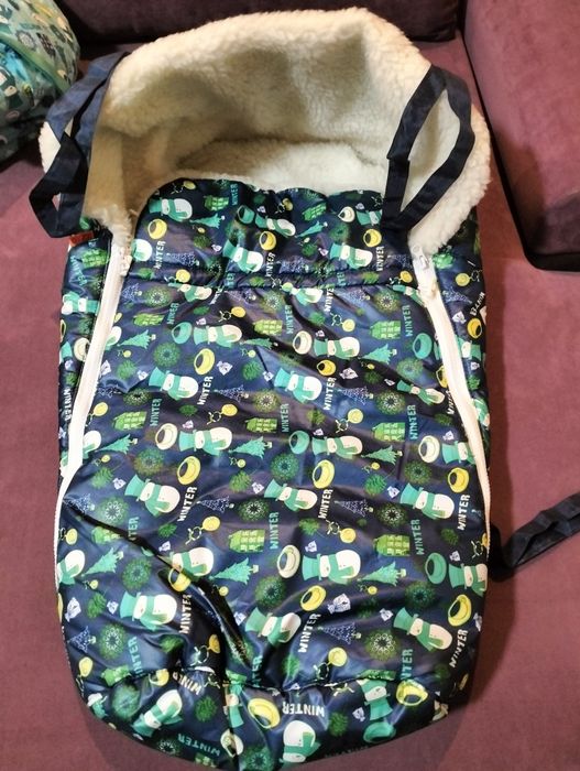 Конверт та муфта зимові в коляску, санки