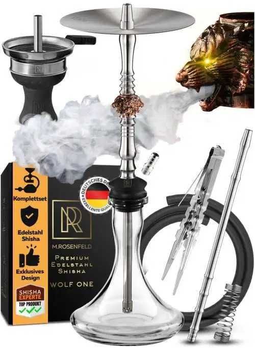 Shisha Set Komplett - Aluminium mit Unikalem