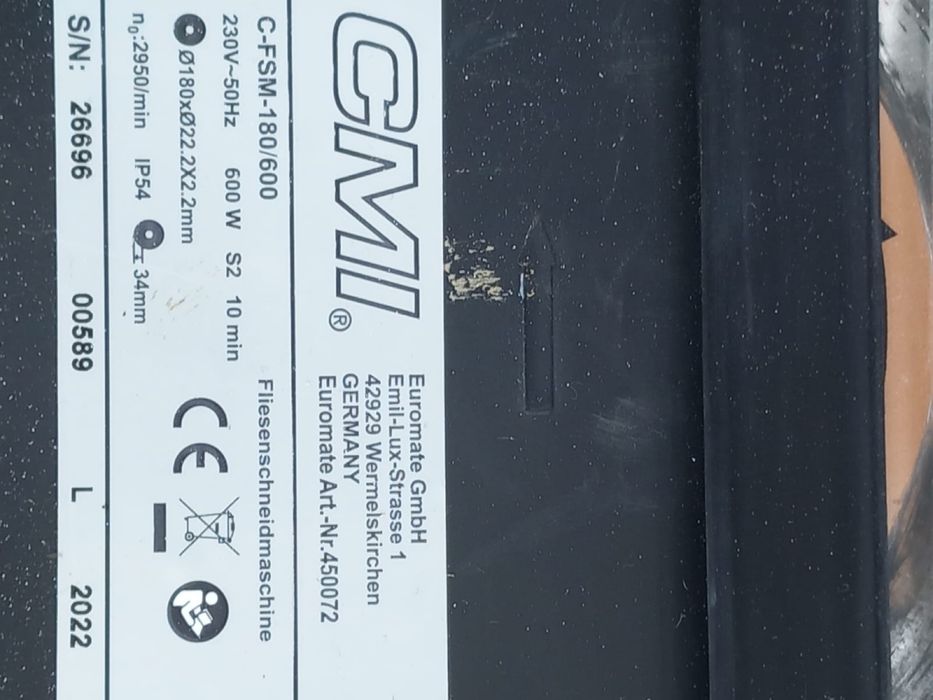 Przecinarka do glazury