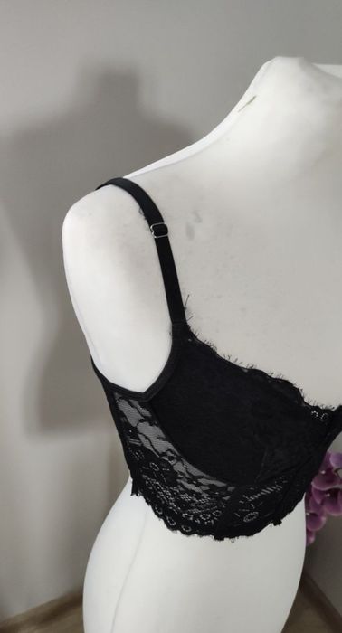 Gorset top koronkowy XS s