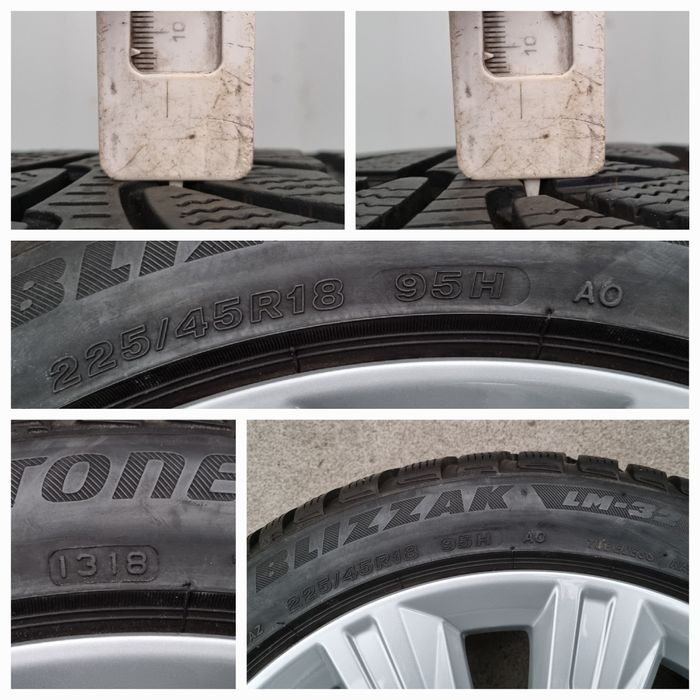Koła Zimowe Alu 18" Audi A4 B9 B8 A6 C6 5x112 SuperStan Oryginalne
