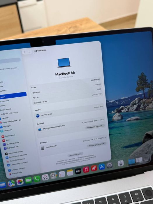 MacBook Air 15”2024(M3) - SpaceGray 16GB/256GB SSD