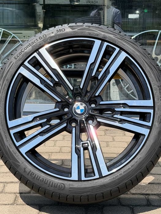 Nowe koła 20 cali BMW serii 5 i5 G60 G61 G68 6 G32 czarno srebrne ramienne