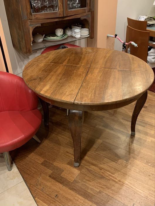 Stół rozkladany stary drewniany vintage do renowacji