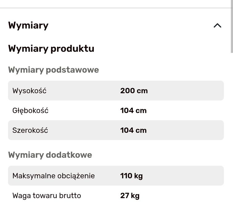 Fotel wiszący z poduszkami