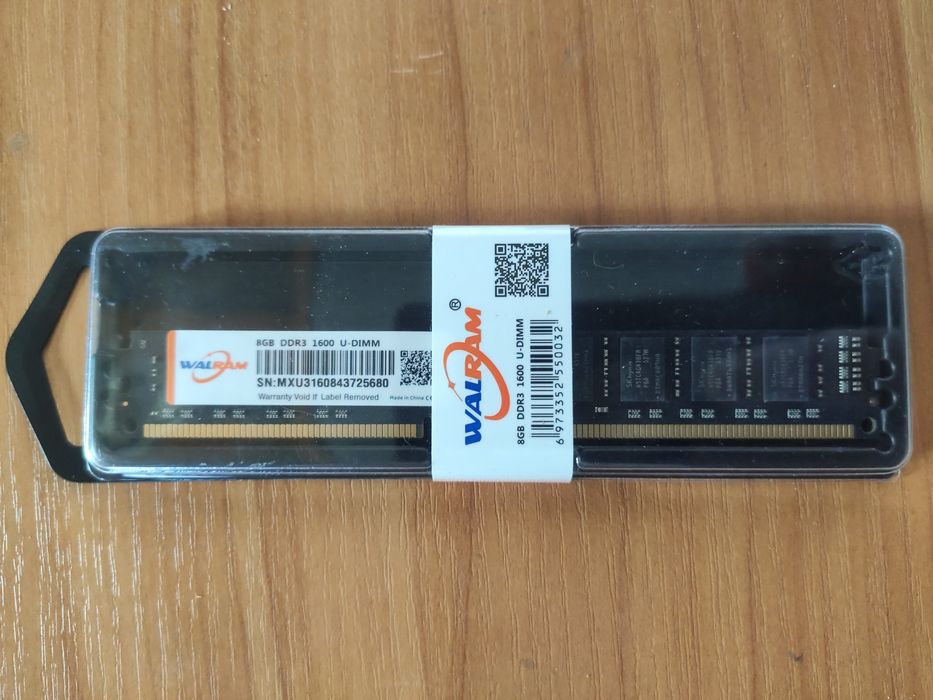 DDR3 8gb 1600 1.5v нова в упаковці