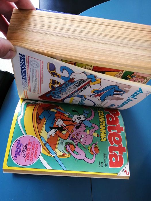 Bandas  desenhadas pateta nr. 7 1 até 105   anos 80