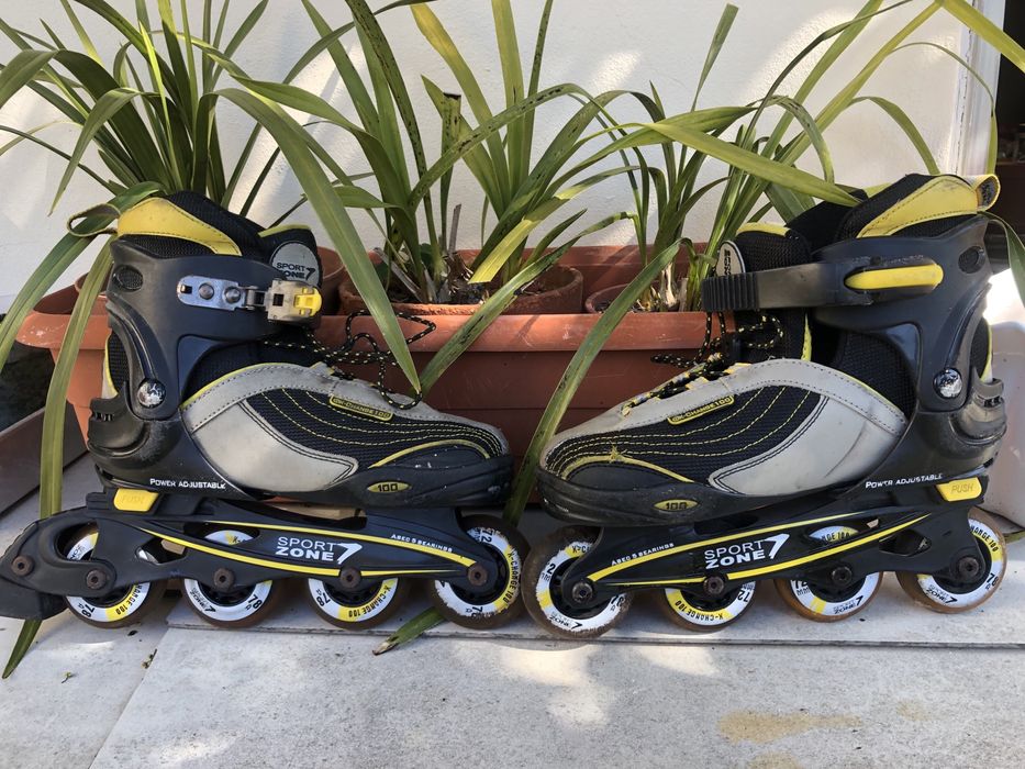 Patins em linha de boa qualidade