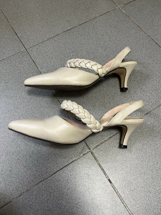 Sapatos mules Sofia Costa,como novas,tacão médio,tamanho 37,20€