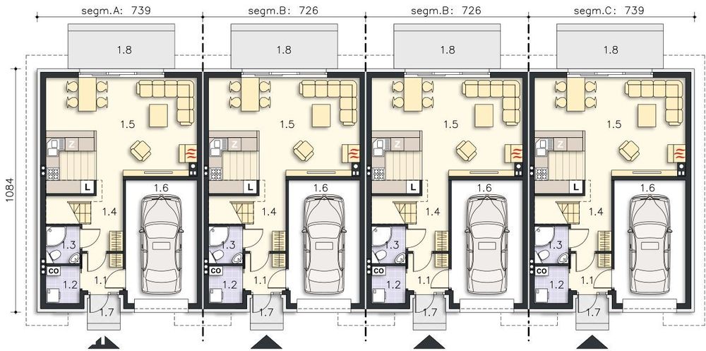 Bliźniak Białołęka 120 m2, 5 pokoi,piekna działka + kanalizacja!!!