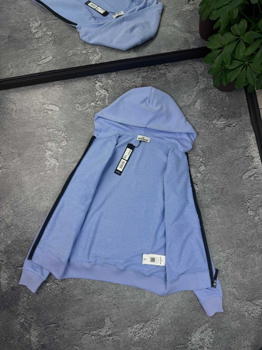 Зіп-худі Stone Island BLUE SKY зип худи Стон Айленд блакитний кофта