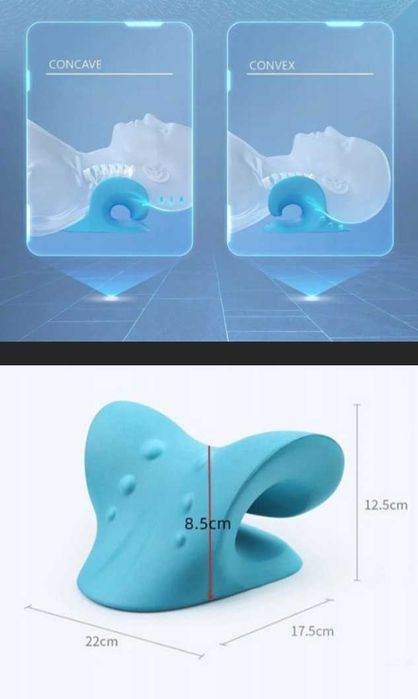 Poduszka trakcyjna masażer grawitacyjny szyji i karku