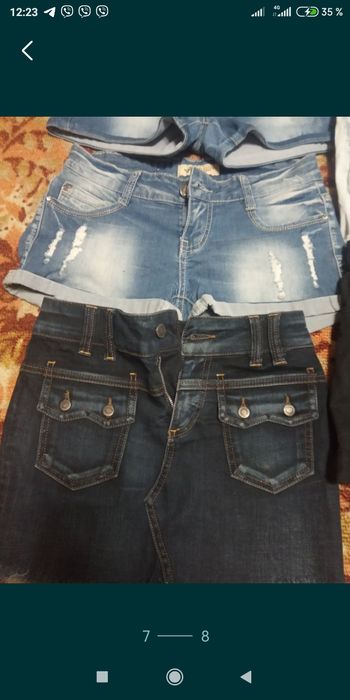 . Шорты джинсовые женские. .