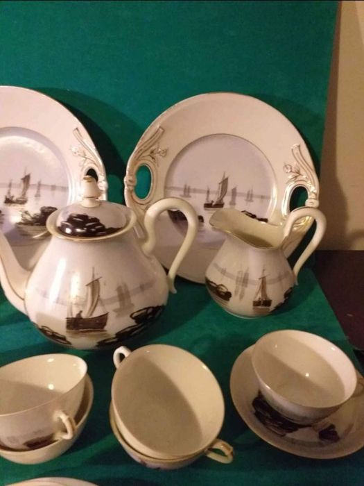 Serviço de chá vista alegre