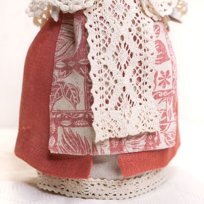 Мереживна Лялька-мотанка "Тепла Ладівниця"