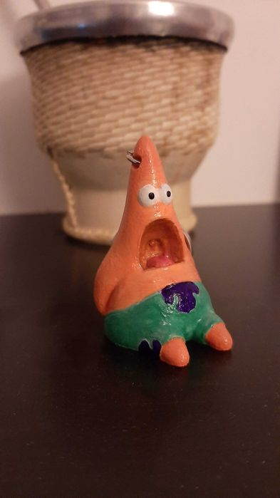 Porta-chaves Patrick Star (Spongebob) - Impressão 3D