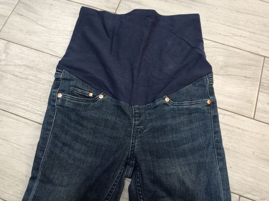 Штани, джинси для вагітних H&M, сині, XS/34
