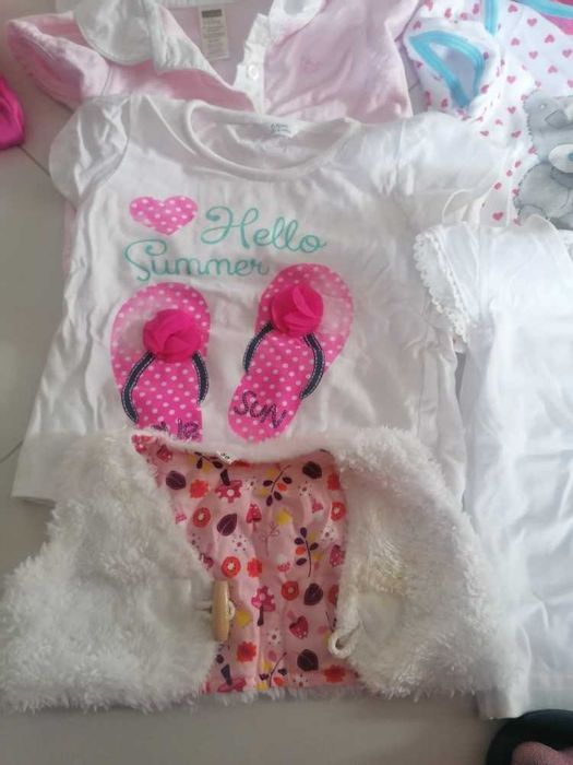 Paka ubrań dziewczynka 62-68