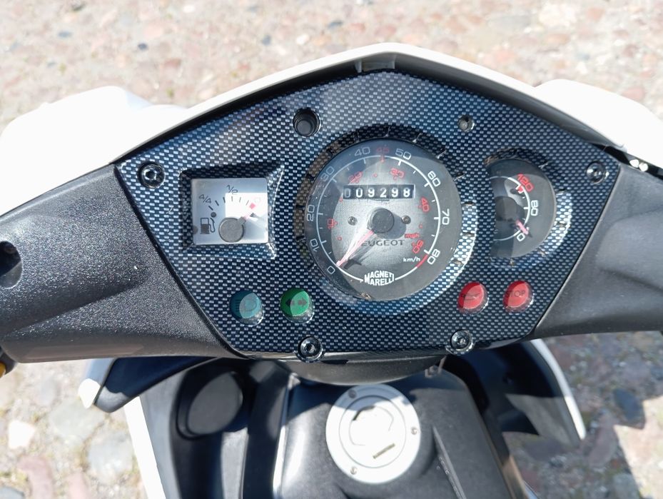 Peugeot Jetforce lampy elektryka koła plastyki licznik