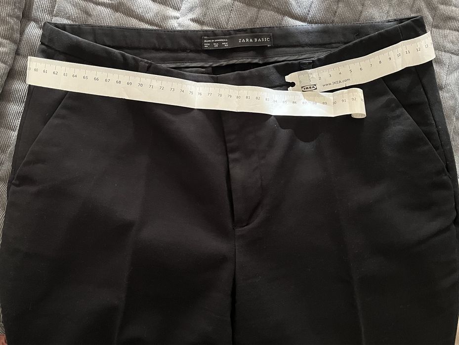 Calças preta classica Zara