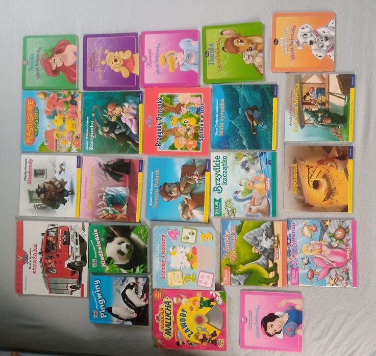 Książki dla najmłodszych 23 szt  dzieci