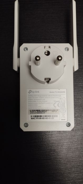 Ретранслятор TP-LINK TL-WA860RE WiFi4 з вбудованою розеткою