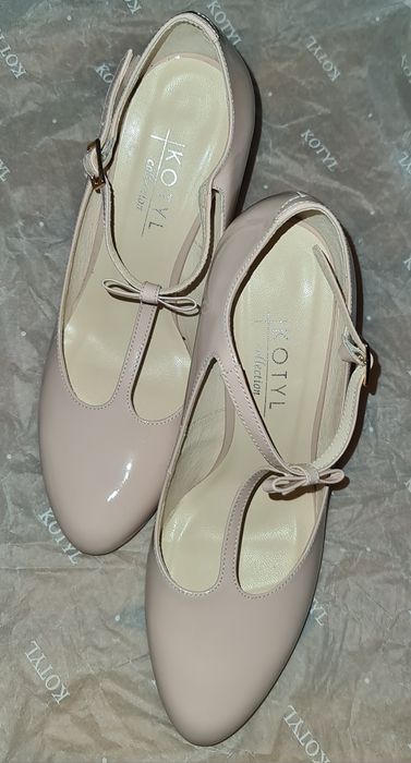 Buty damskie Kotyl 40 różowe (skóra naturalna)