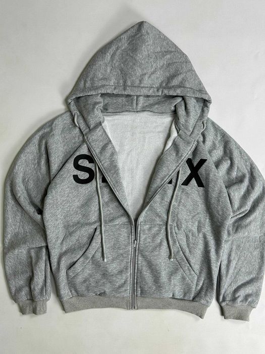 Yeezy YSY SZN X Худі hoodie зипка кофта сіра худи серая зіп M L CHINA