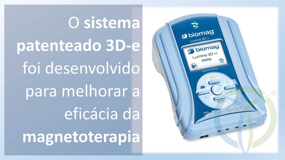 Biomag® Lumina 3D-e | Magnetoterapia Clínica Profissional | Certificação MDR - Medical Device Regulation | Novo