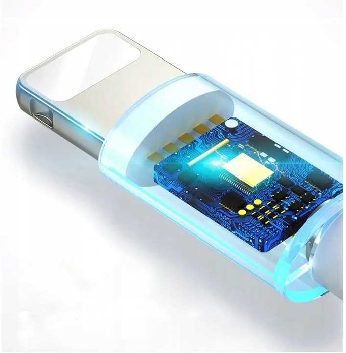 Kabel do Ładowania IPhona 1m 5,6,7,8,X,11,12 Mini PRO USB-A Ładowarka