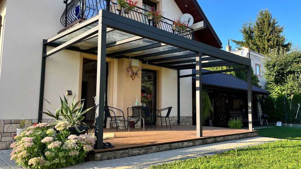 NOWOCZESNA Zabudowa Tarasu, Zadaszenie tarasu, Pergola, ogród zimowy