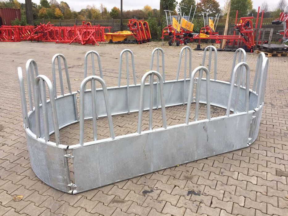 Paśnik dla bydła 8 12 16 stanowisk solidny ocynkowany krów koni
