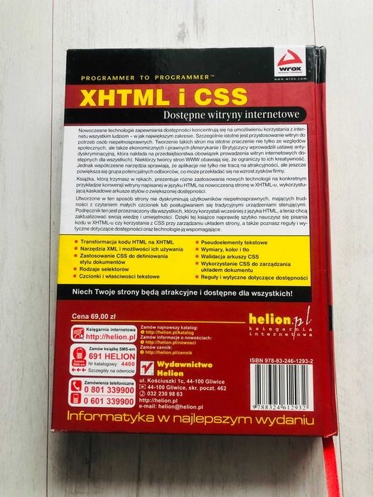 Książka XHTML i CSS Dostępne witryny internetowe Jon Duckett