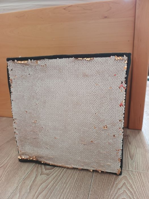 Короб для зберігання з паєтками 30*30*30