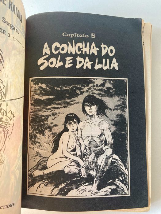A Lenda de Kamui Vol. 2 e 3 -  A Ilha de Sugaru (1993) HQ Mangá PT/Br