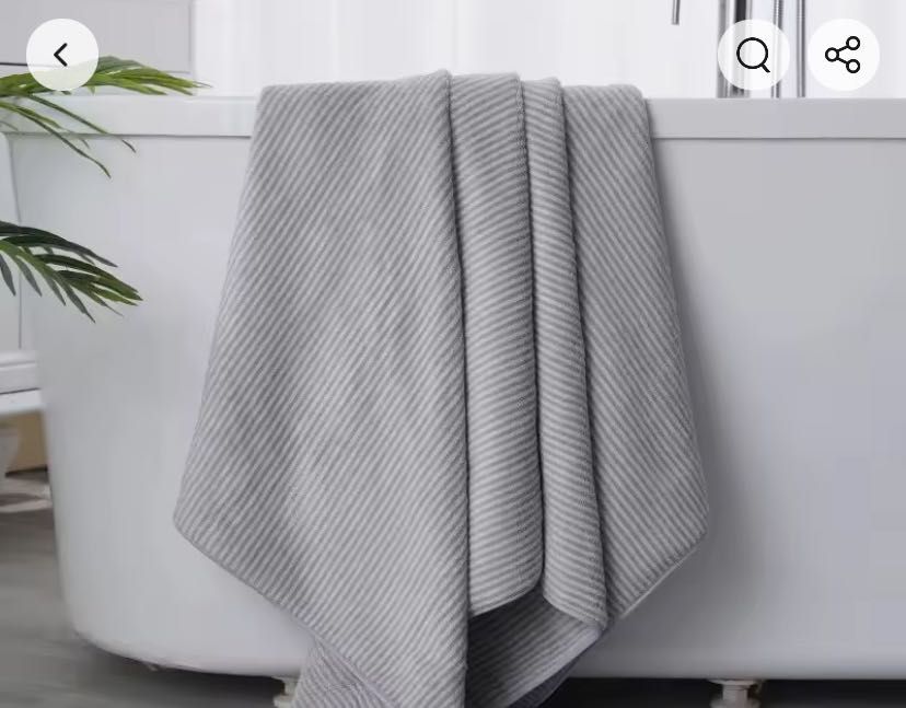 Новий великий банный рушник. Мікрофібра