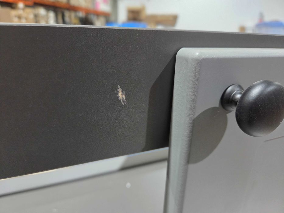 OUTLET Szafka łazienkowa 60cm szara wisząca