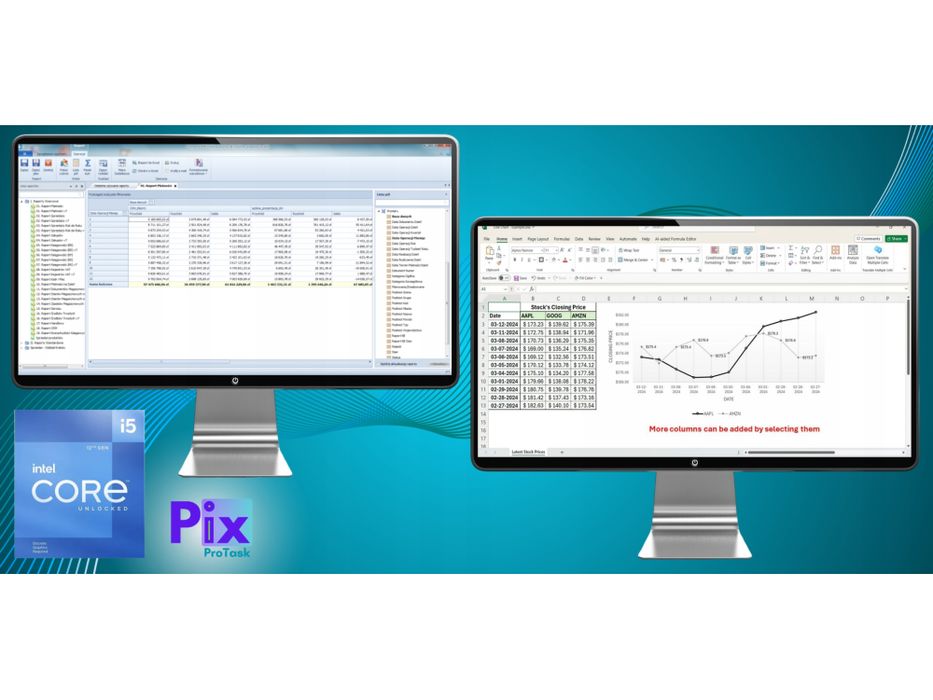 komputer stacjonarny pix protask intel core i5 32gb ssd 1tb win11 pro