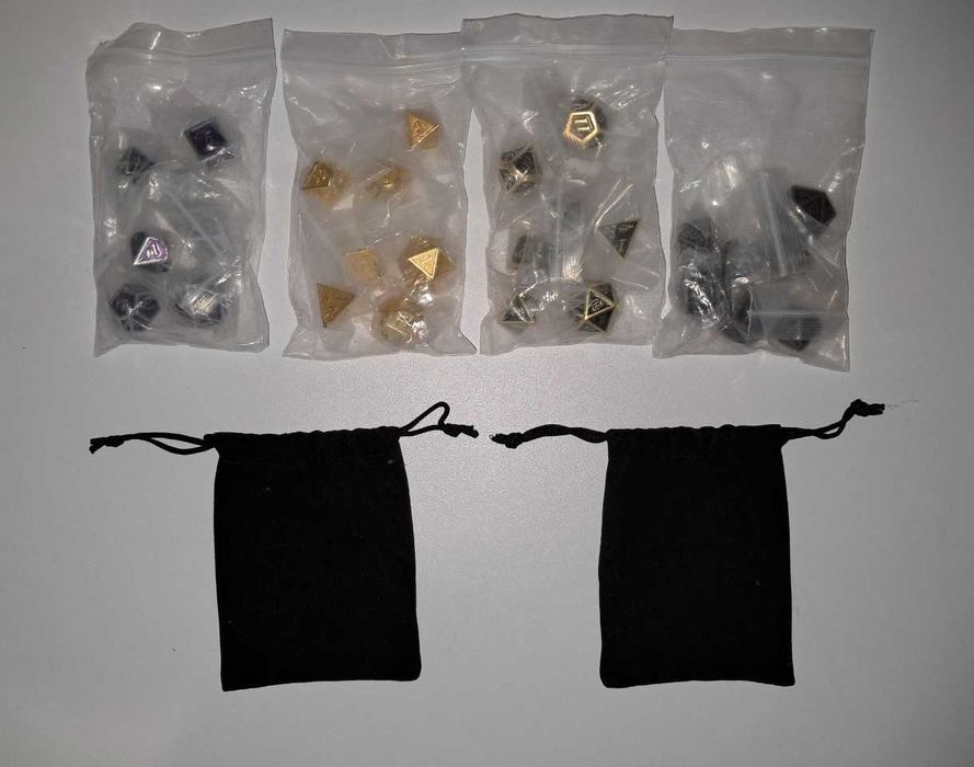 Набір металевих кубів/Набор кубов/Кубики/ДнД/D&D/DnD/Dungeons and Dragons/Dice Set