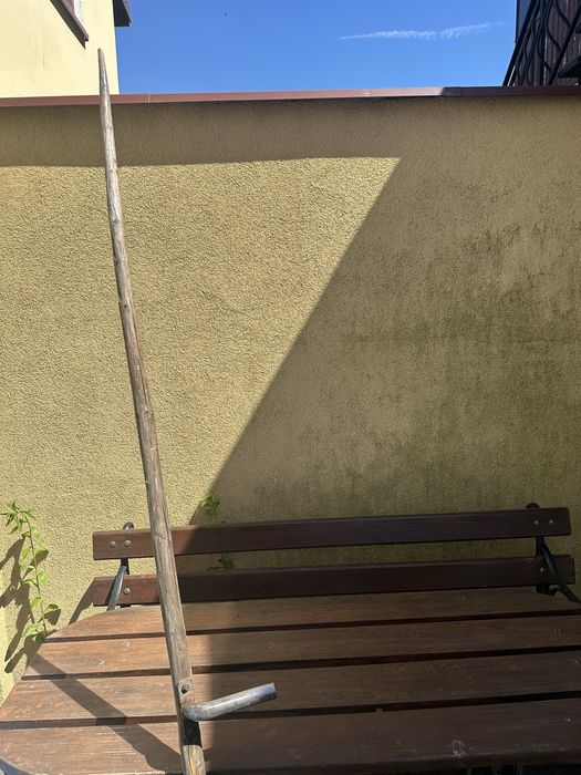 Bardzo  stara zabytkowa duza kosa