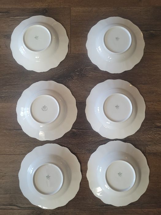 Porcelana Bavaria piękny komplet talerzy