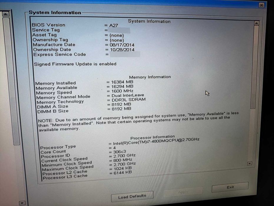 DELL Latitude E6540 - Core i7 4810MQ, ATi  Radeon HD 8790M, 16 GB RAM, 1 TB SSD + zasilacz