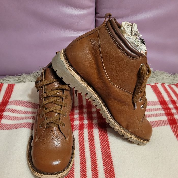 Buty robocze z PRL-u