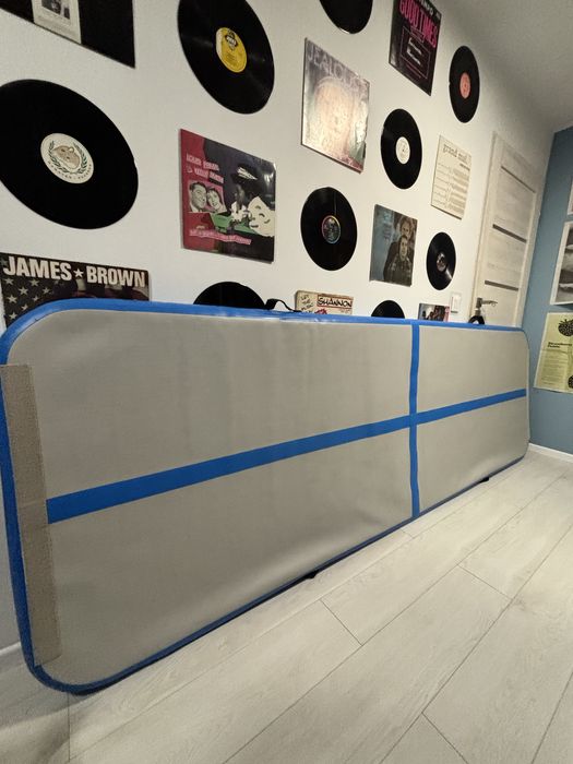 Air track Air mat ścieżka materac akrobatyczyczny + pompka elektyczna + torba
