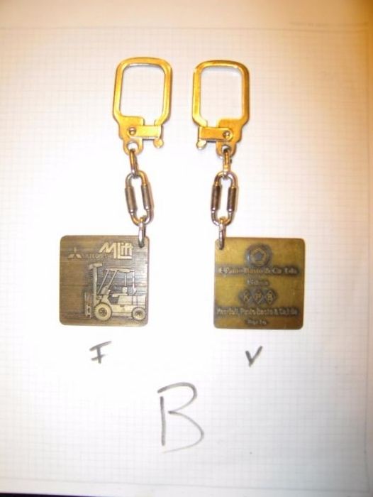 Vários porta chaves antigos