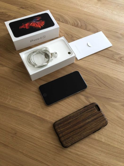 VENDO: iPhone 6S Space Grey 128Gb, Bloqueado MEO, Capa WOdesign